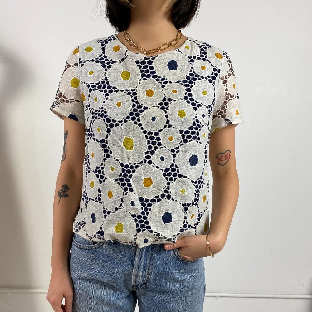 Floral Anthropologie Blouse